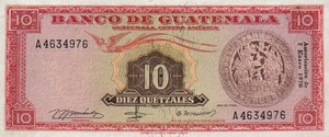 Guatemala, 10 Quetzal, P54f