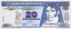 Guatemala, 20 Quetzal, P83