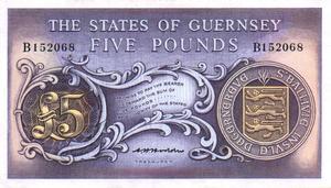 Guernsey, 5 Pound, P46b