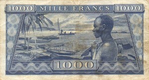 Guinea, 1,000 Franc, P9