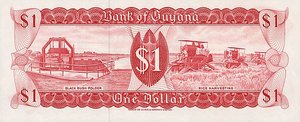 Guyana, 1 Dollar, P21e