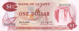 Guyana, 1 Dollar, P21f