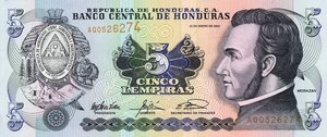 Honduras, 5 Lempira, P85c