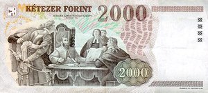 Hungary, 2,000 Forint, P181a