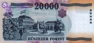 Hungary, 20,000 Forint, P184a
