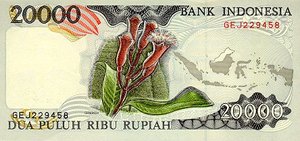 Indonesia, 20,000 Rupiah, P135c