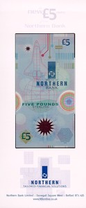 Ireland, Northern, 5 Pound, P203b