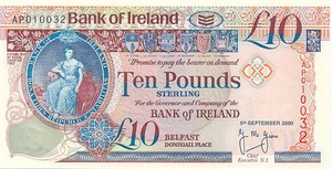 Ireland, Northern, 10 Pound, P75c