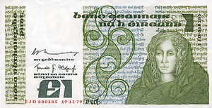 Ireland, Republic, 1 Pound, P70b
