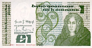 Ireland, Republic, 1 Pound, P70c