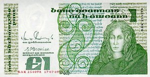 Ireland, Republic, 1 Pound, P70d