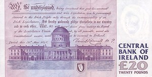 Ireland, Republic, 20 Pound, P77b