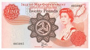 Isle Of Man, 20 Pound, P37a