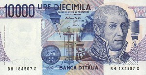 Italy, 10,000 Lira, P112d