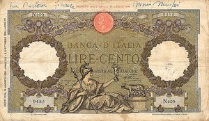 Italy, 100 Lira, P55a