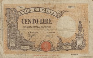 Italy, 100 Lira, P59