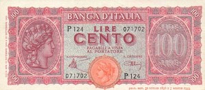 Italy, 100 Lira, P75a