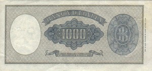 Italy, 1,000 Lira, P88c