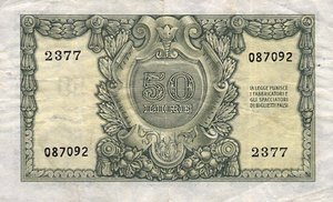 Italy, 50 Lira, P91a