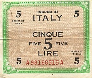 Italy, 5 Lira, M18a