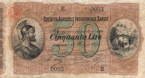 Italian States, 50 Lira, S927