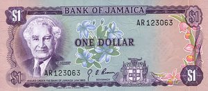 Jamaica, 1 Dollar, P54