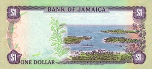 Jamaica, 1 Dollar, P68Ab v3