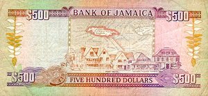 Jamaica, 500 Dollar, P77b v2