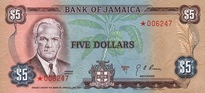 Jamaica, 5 Dollar, CS2