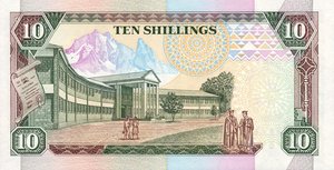 Kenya, 10 Shilling, P24f