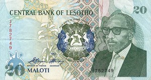 Lesotho, 20 Loti, P12b