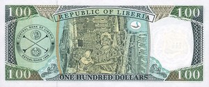 Liberia, 100 Dollar, P25