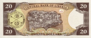 Liberia, 20 Dollar, P28b