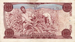 Malawi, 1 Kwacha, P19a
