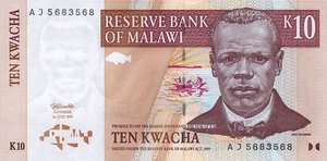 Malawi, 10 Kwacha, P37