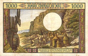 Mali, 1,000 Franc, P13b