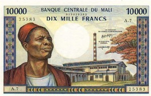 Mali, 10,000 Franc, P15g