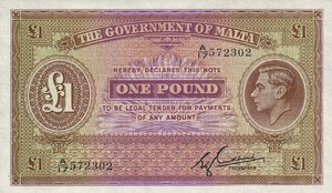 Malta, 1 Pound, P20c