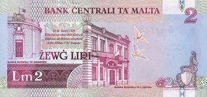 Malta, 2 Lira, P45c
