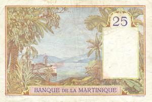 Martinique, 25 Franc, P12