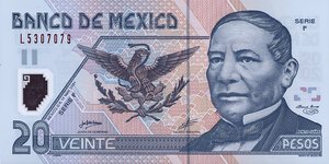 Mexico, 20 Peso, P116a Sign.2