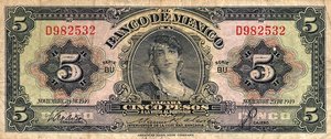Mexico, 5 Peso, P34k