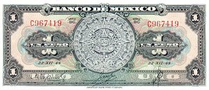 Mexico, 1 Peso, P46a