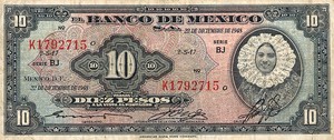 Mexico, 10 Peso, P47c