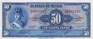 Mexico, 50 Peso, P49u Sign.2