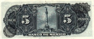 Mexico, 5 Peso, P57a Sign.1