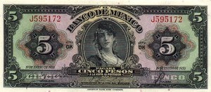 Mexico, 5 Peso, P57a Sign.1