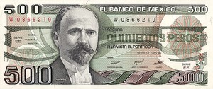 Mexico, 500 Peso, P79b Sign.2