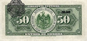 Mexico, 50 Centavo, S1070
