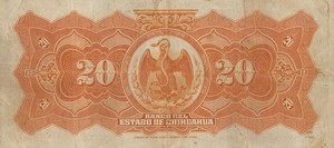Mexico, 20 Peso, S134New
